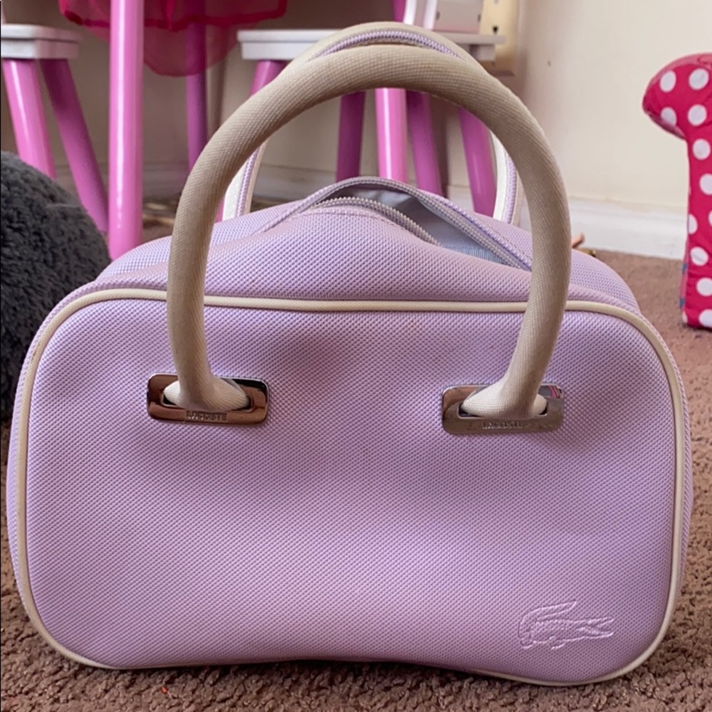 Purple Lacoste Purse